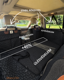 MancsTér™ – Merev aljú autós kutyaülés-bővítő és ülésvédő