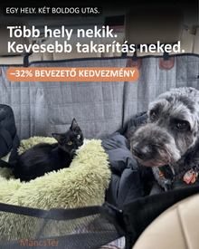 MancsTér™ – Merev aljú autós kutyaülés-bővítő és ülésvédő